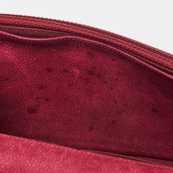 Chanel Red Quilted Matte Caviar Leather 2.55 Reissue WOC Clutch Bag - Picture 11 of 12